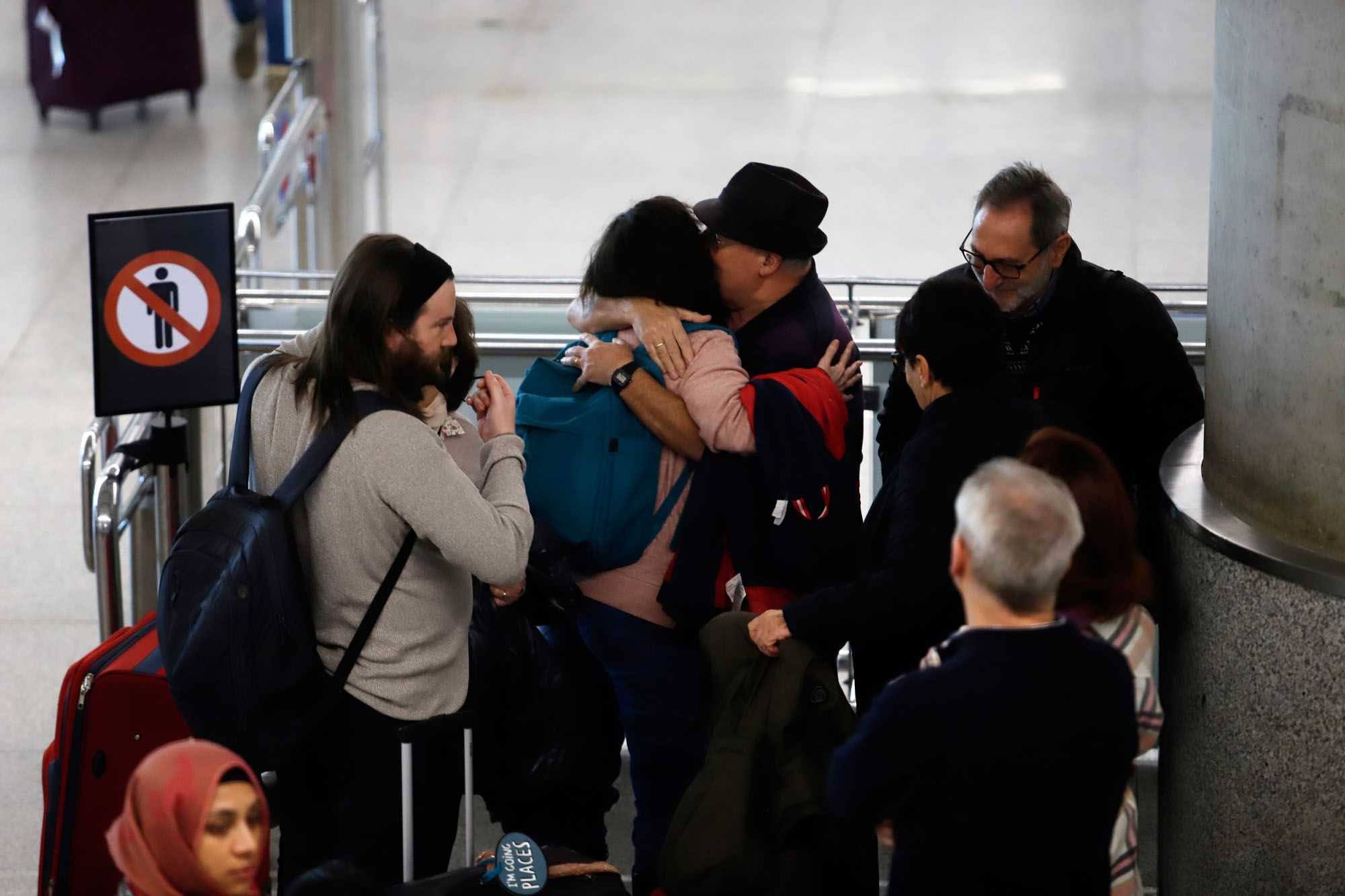 Movimiento de pasajeros en el aeropuerto de Málaga el 23 de diciembre.