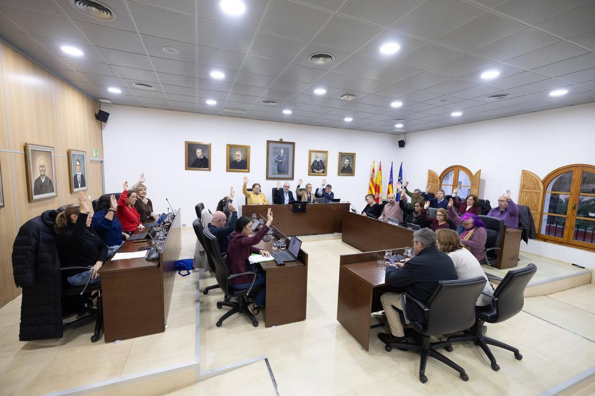Las imágenes de pleno del Ayuntamiento de Sant Josep