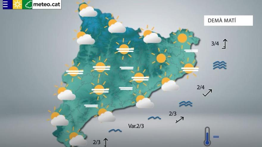 Màximes de 27 graus aquest dijous a la Catalunya central