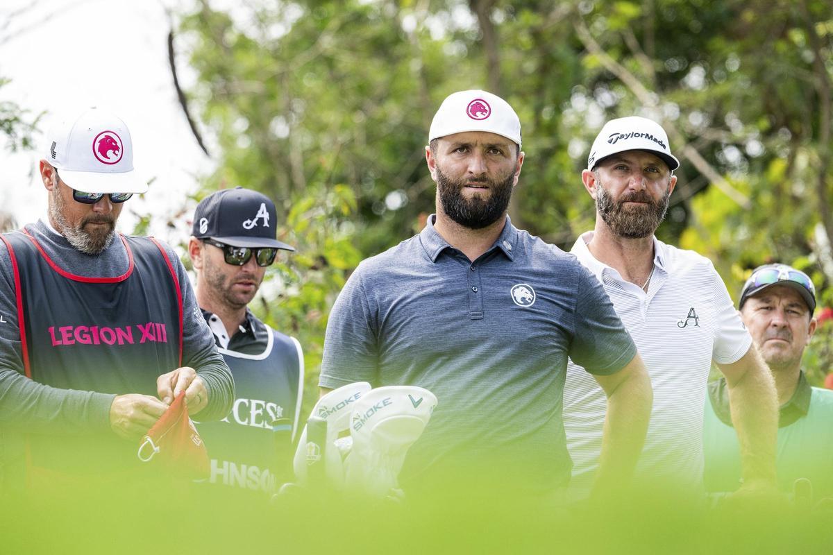 Jon Rahm, golfista español que compite en el circuito LIV Golf de Arabia Saudí.