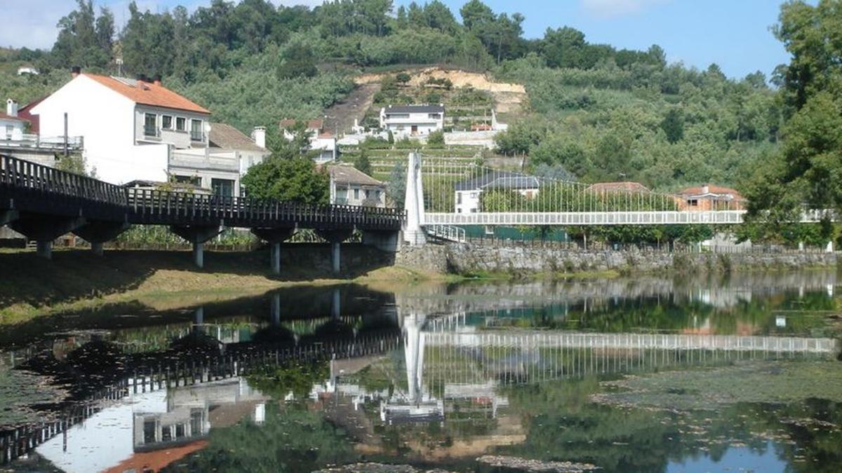Puente colgante de Leiro (Ourense)