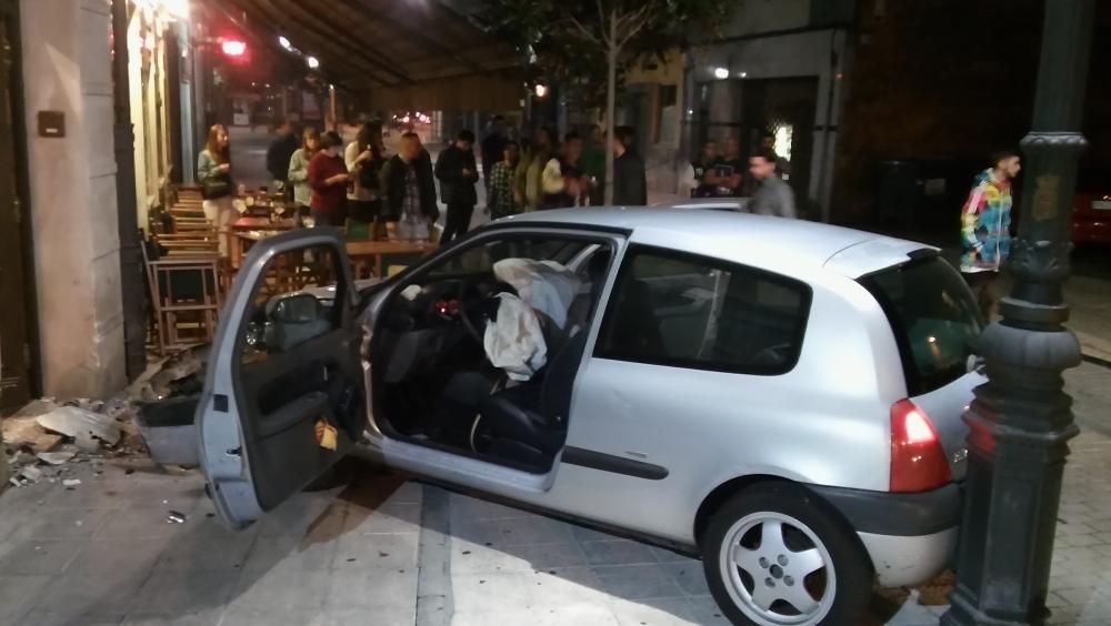 Accidente en el barrio de La Pomar