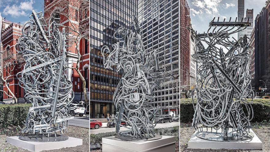 Jorge Otero-Pailos, el artista y arquitecto de origen asturiano que recupera la memoria útil de la Guerra Fría con sus esculturas en Park Avenue (Nueva York)
