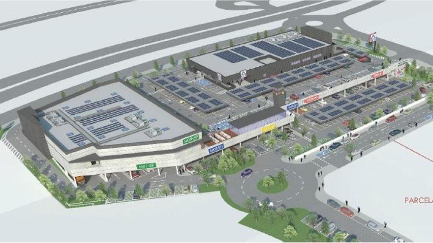 Cuenta atrás para la macroarea comercial de Navia: Jysk, Aldi, Pepco, Kiwoko, Eroski...