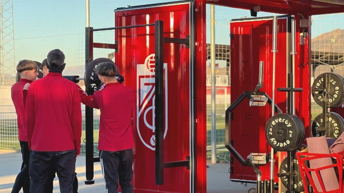 Imagen de un "contenedor" deportivo de Cubofit