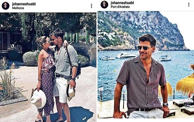 La modelo neoyorquina Olivia Palermo y su marido, el modelo alemán Johannes Huebl disfrutaron de unos días de relax en Mallorca. Asistieron a una boda y visitaron el Port d'Andratx y el Port de Sóller.