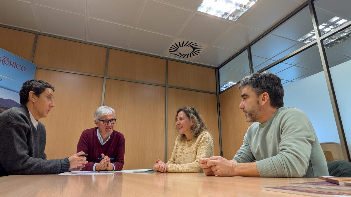 Por la izquierda, Inés Rodríguez, Marcos Niño, Carmen González y Germán Campal.