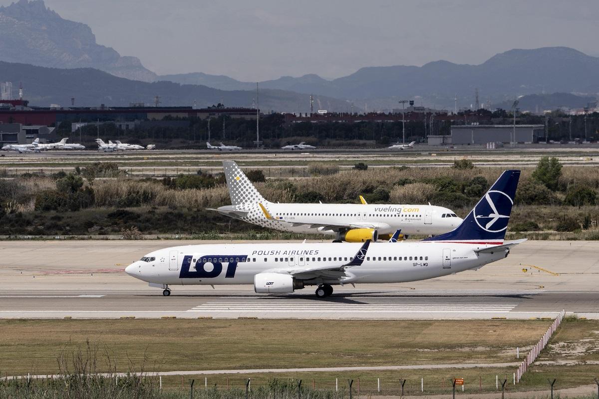Aviones en el Aeropuerto de El Prat