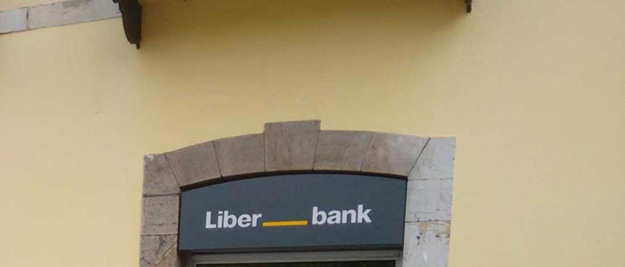 Una oficina de Liberbank en Asturias.