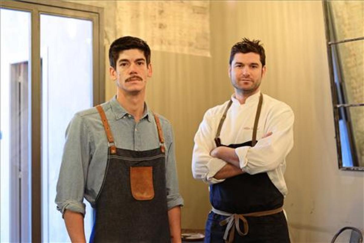 Marc Martín y Alain Guiard, los dos propietarios de La Mundana. Foto: Iris Martínez