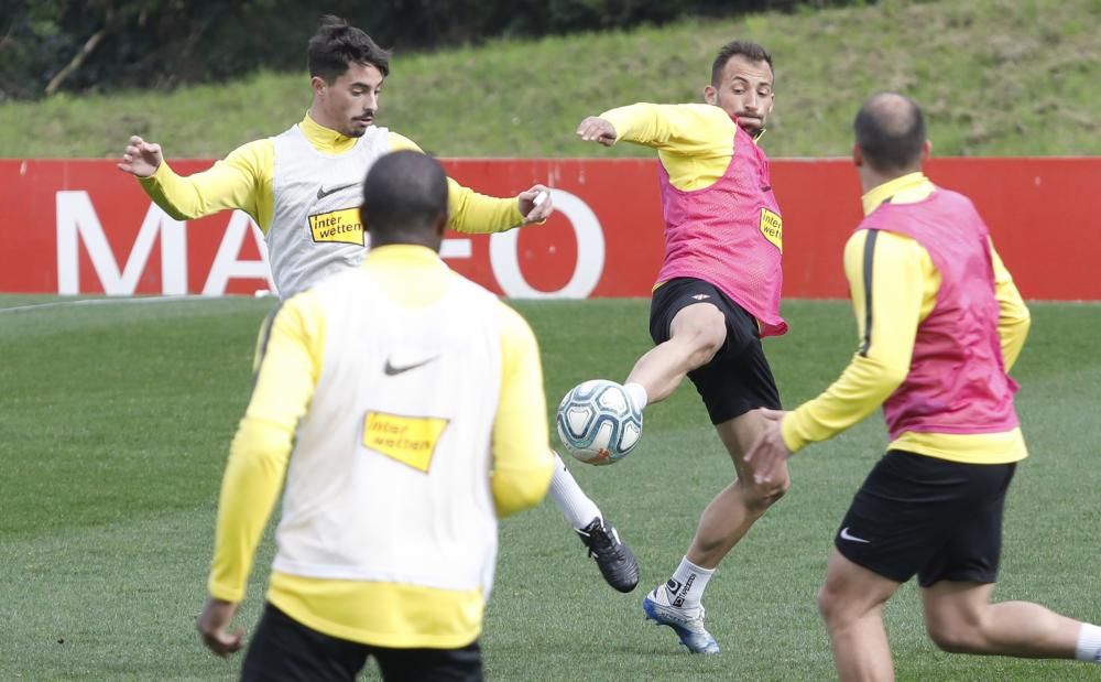 Entrenamiento del Sporting