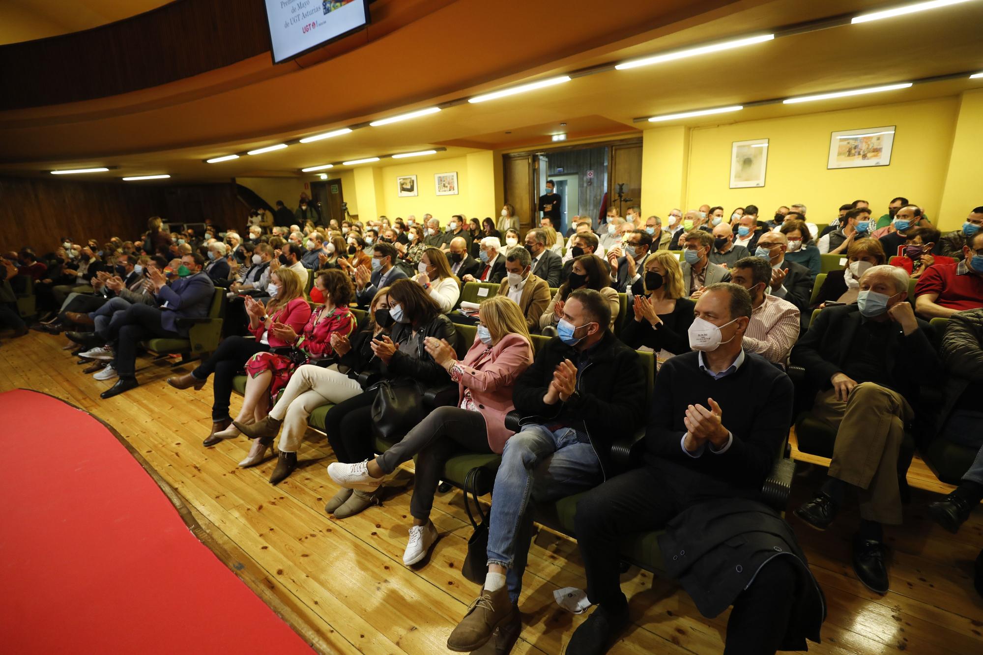 EN IMÁGENES: UGT Asturias entrega de sus premios del Primero de Mayo