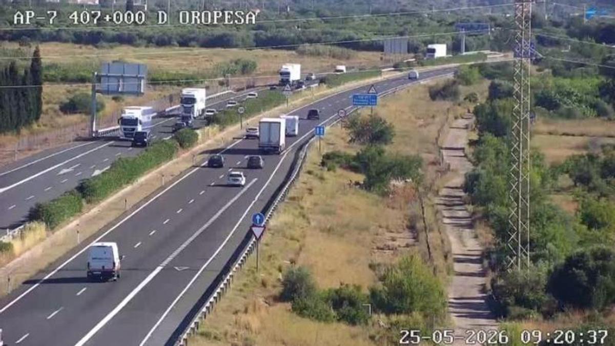 Imágen de la AP-7 en Castellón
