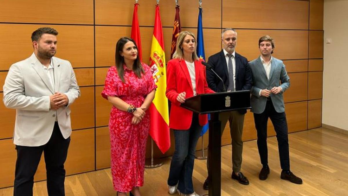 Rueda de prensa de Vox en el Ayuntamiento