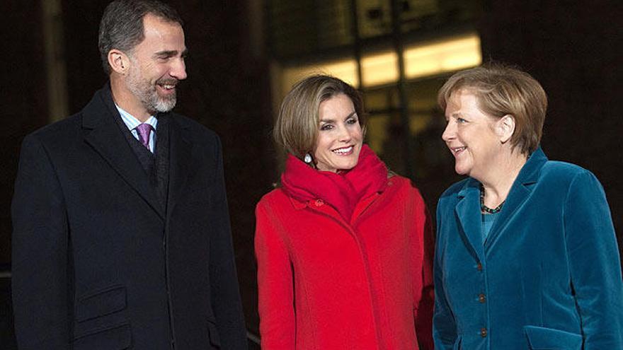 La Reina Letizia ha apostado en varias ocasiones por el rojo.