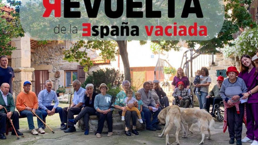 Cartel del CDR de apoyo a la Revuelta de la España Vaciada. |  // FDV