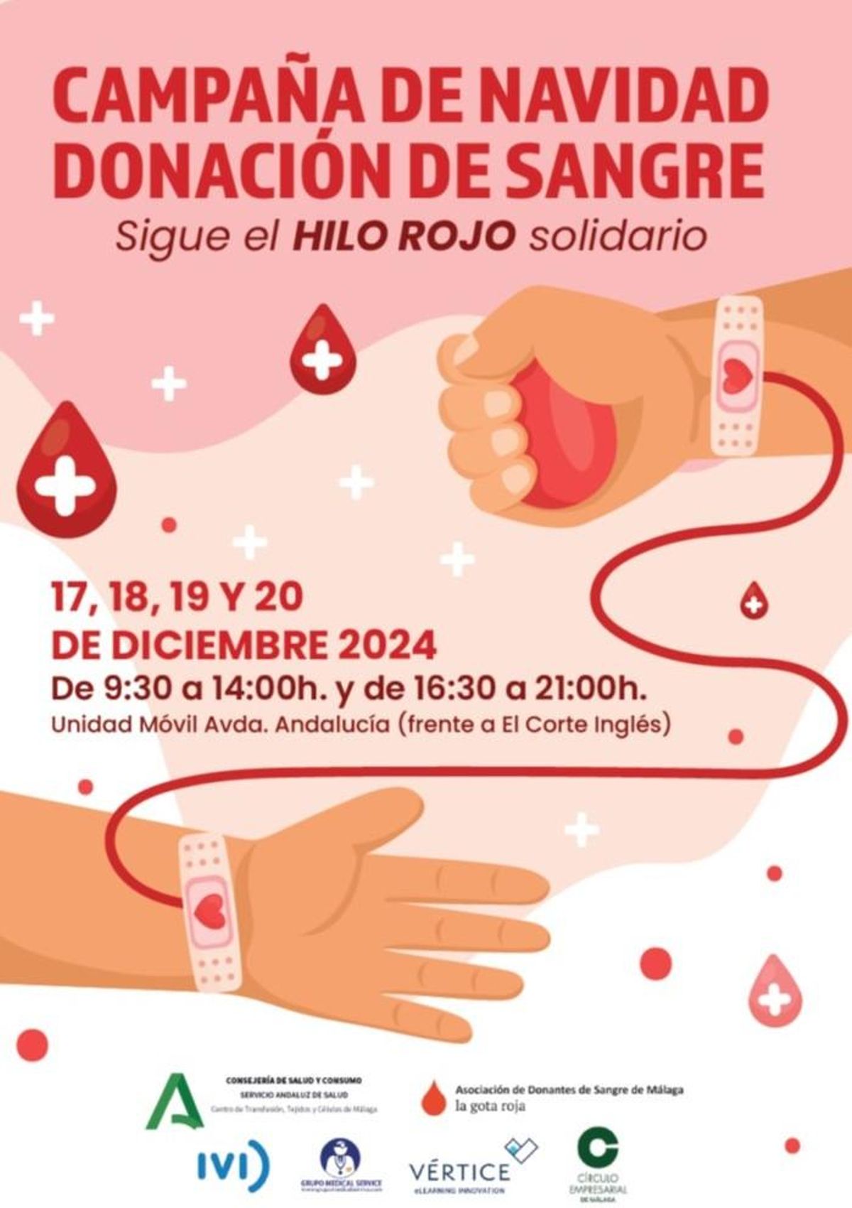 Cartel de la campaña para donar sangre