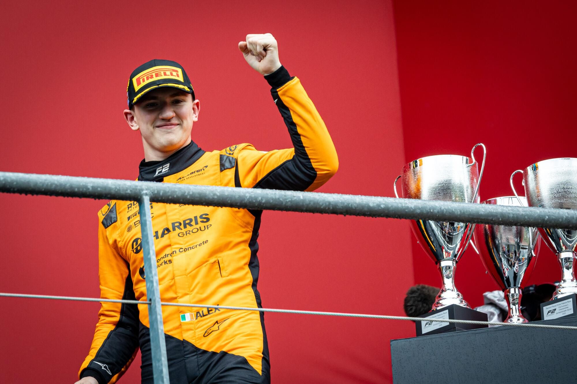 DUNNE Alex (irl), Rodin Motorsport, Dallara F2 2024, portrait during the 9th round of the 2025 FIA Formula 2 Championship from July 25 to 27, 2025 on the Circuit de Spa-Francorchamps, in Stavelot, Belgium - Photo Sebastiaan Rozendaal / Dutch Photo Agency / DPPI AFP7 27/07/2025 ONLY FOR USE IN SPAIN. Joao Filipe / DPPI / AFP7 / Europa Press;F2;FORMULA 2;FORMULE 2;Motorsport;SPA-FRANCORCHAMPS;Sport;AUTO - FORMULA 2 2025 - BELGIUM;