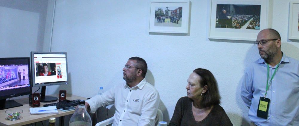 Noche electoral en la sede de Somos Región