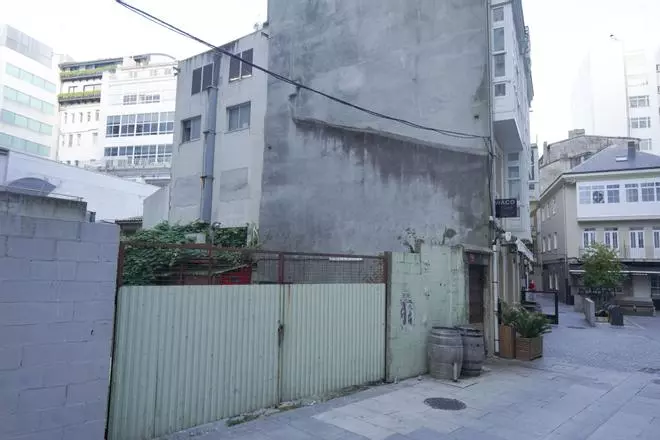 Adiós al solar de la calle Alameda en A Coruña: el Concello otorga licencia para construir un edificio de 8 viviendas