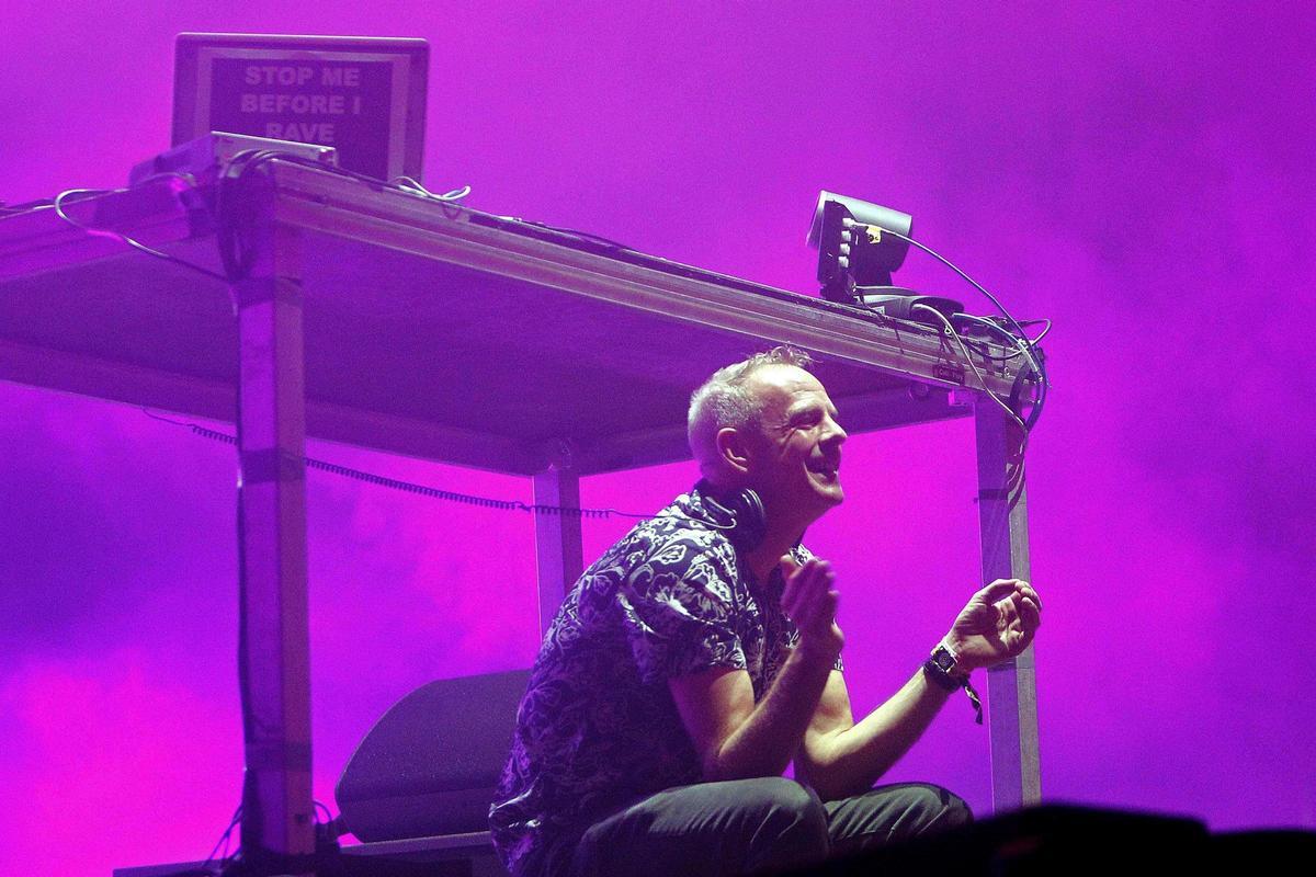 Fatboy Slim, hier 2016 in Barcelona.