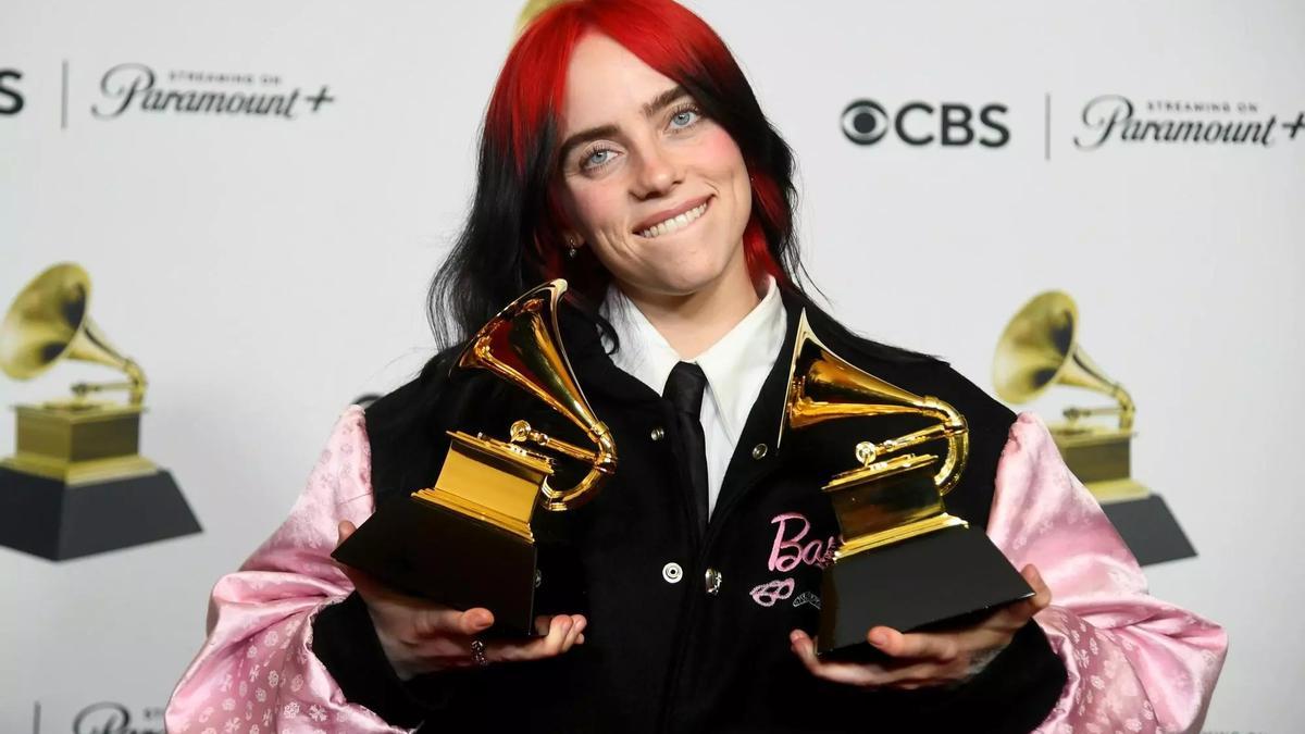 Billie Eilish en los grammy 2024