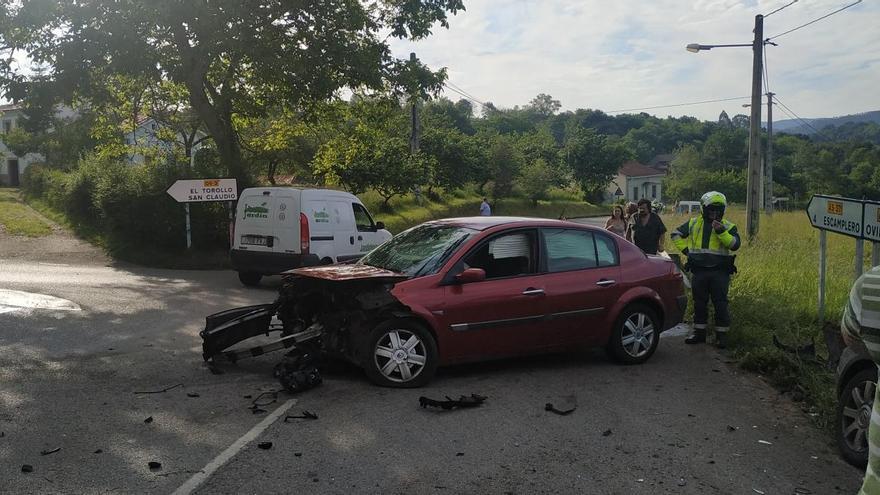 El lugar del accidente de ayer.