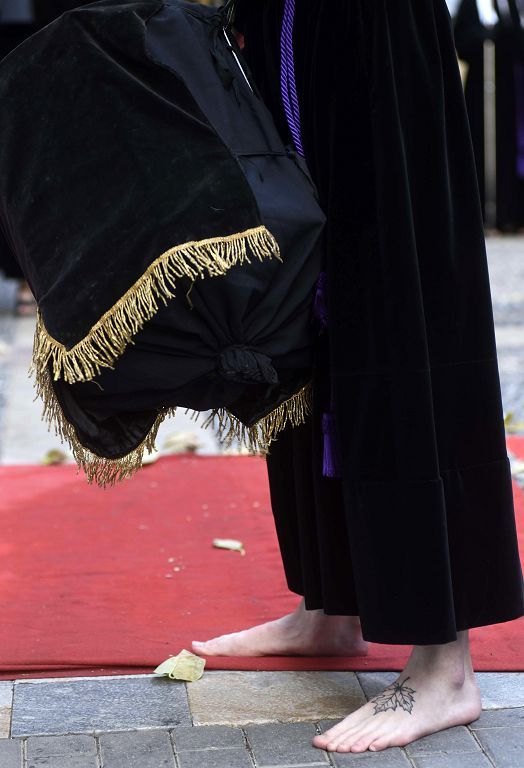 La procesión del Viernes Santo de Murcia, en imágenes