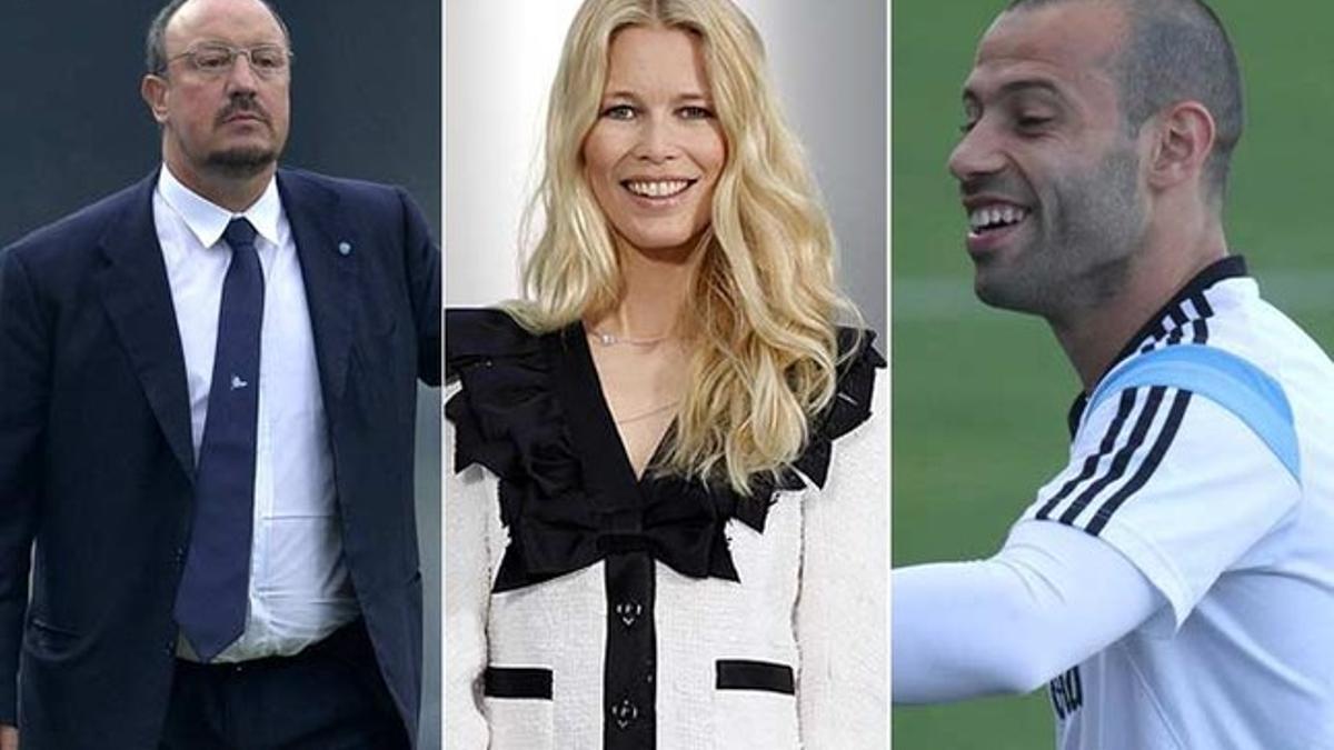 Benítez comparó a Mascherano con Claudia Schiffer