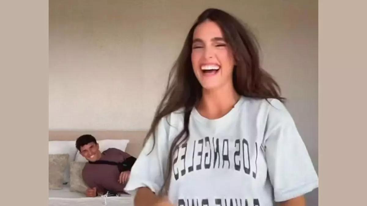 Marc Márquez y su novia.