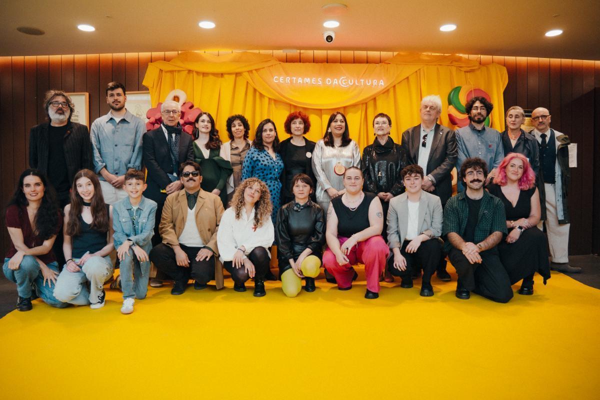 Imagen de los premiados en la gala