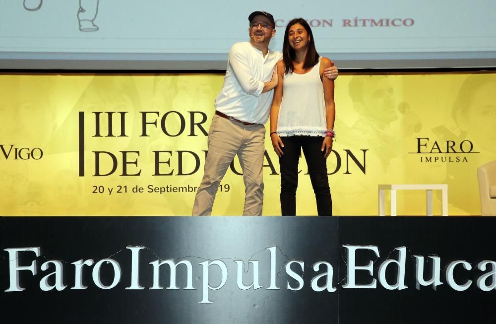 "Hay que despertarse": arranca el III Foro de Educación FARO. // Marta G. Brea