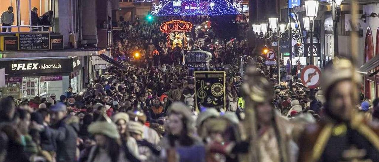 La cabalgata de Reyes del pasado año, organizada por la SOF.