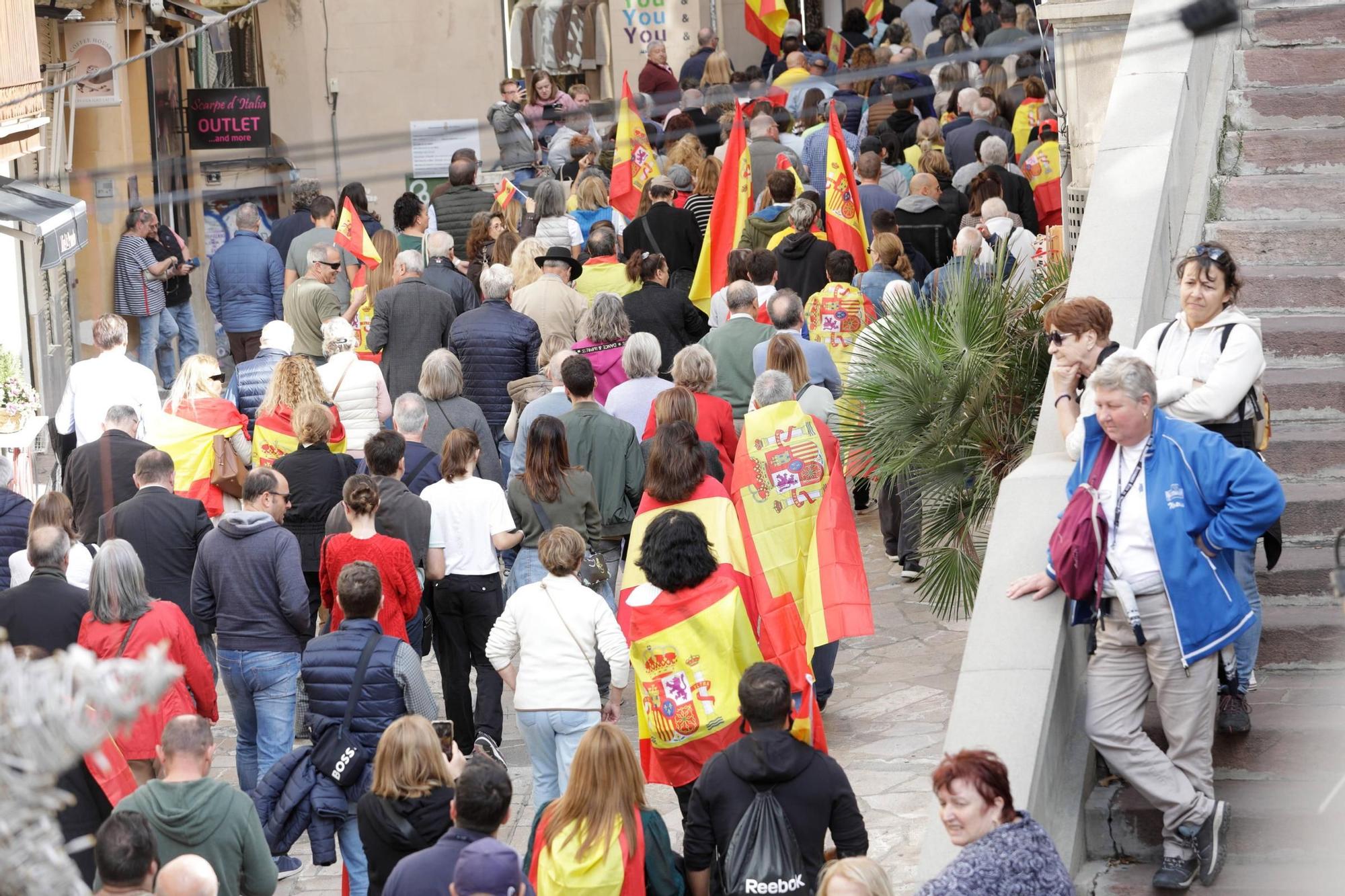 Erneuter Protest auf Mallorca gegen die Amnestie für Separatisten