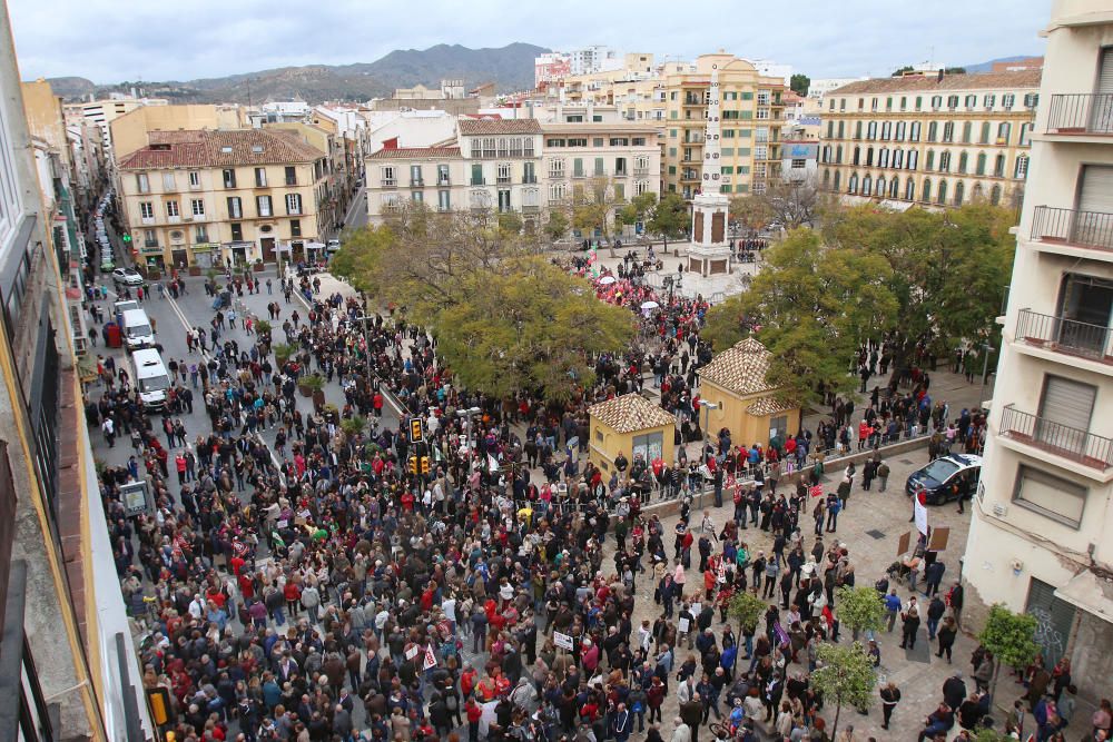 Concentración en Málaga por unas pensiones "dignas"