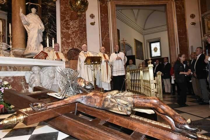 El Cristo del Grao visita la Basílica