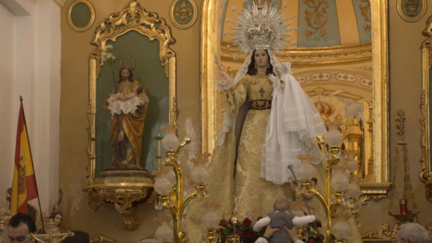 La Virgen de La Candelaria.