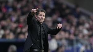 Diego Simeone, ante el Espanyol