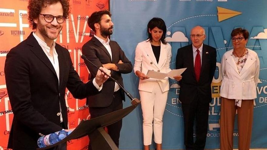 Pedro Bosquet toma la palabra durante un acto de la Diputación.