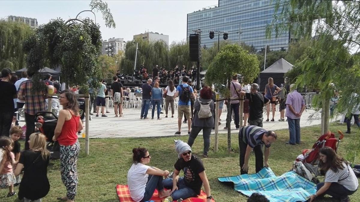 Jazz &amp; Food en el Parc Central de Poblenou