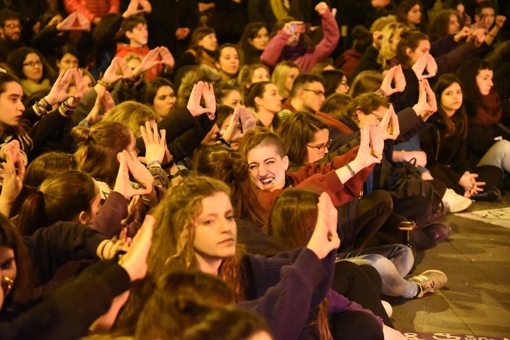 Manifestació feminista a Manresa