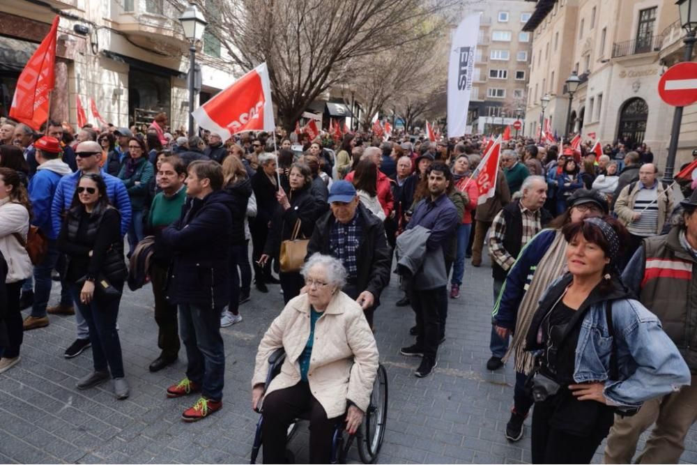 Mallorca geht für höhere Renten auf die Straße