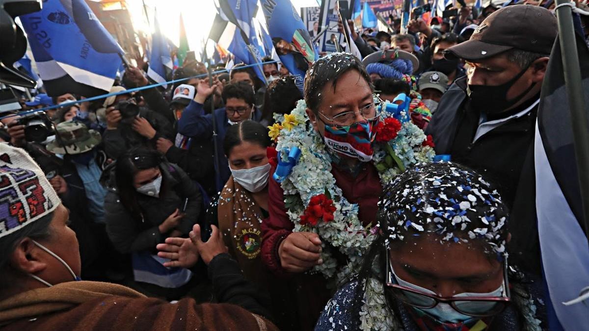 elecciones generals en bolivia luis arce mas