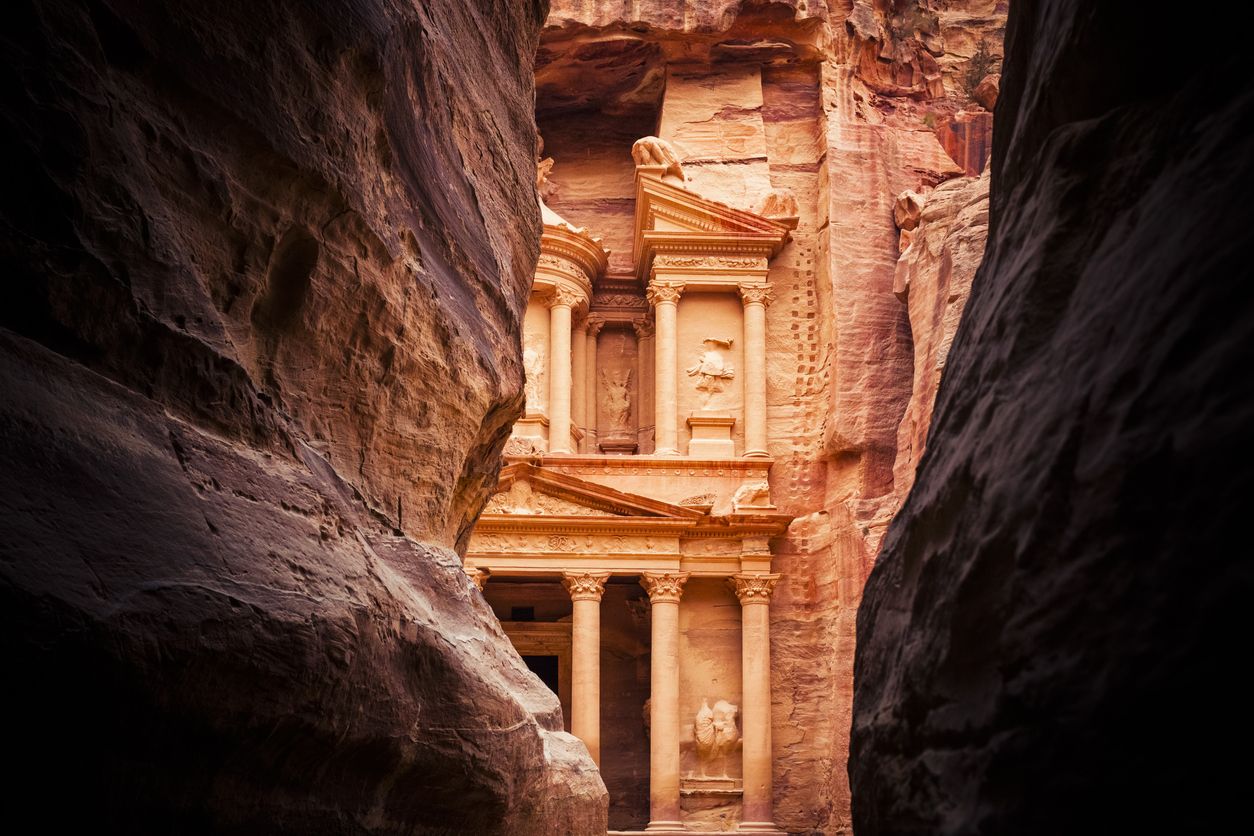 Impresionante imagen de Petra.