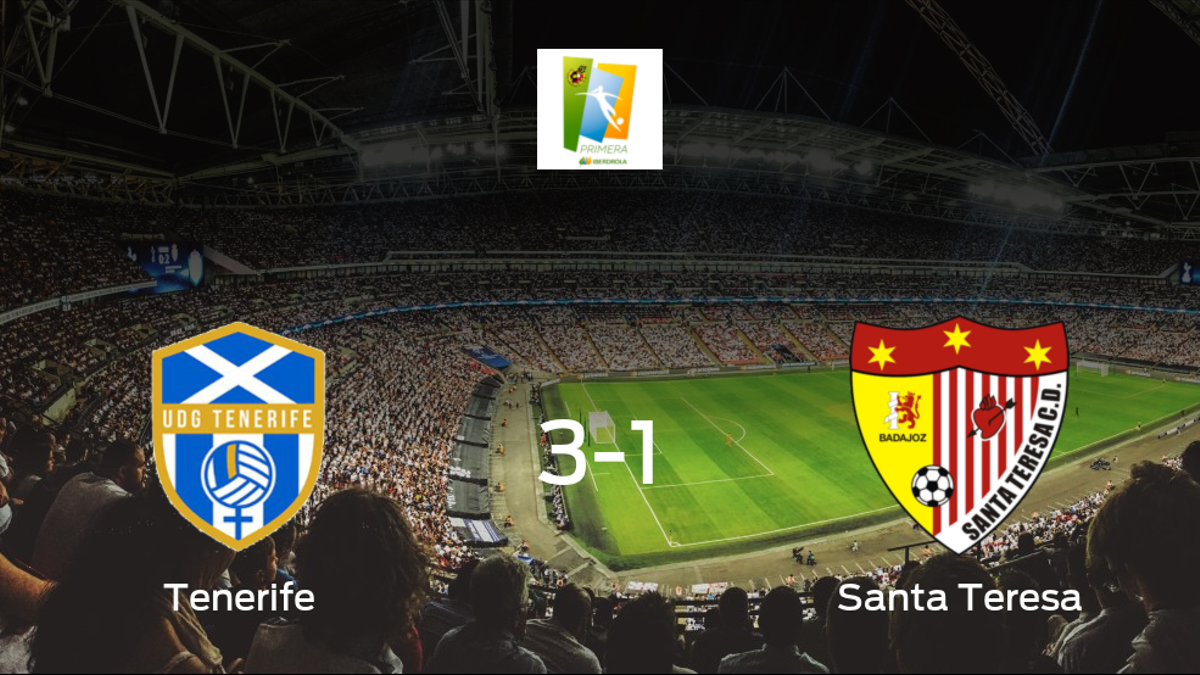 El Granadilla Tenerife vence 3-1 al Santa Teresa Badajoz y se lleva los tres puntos