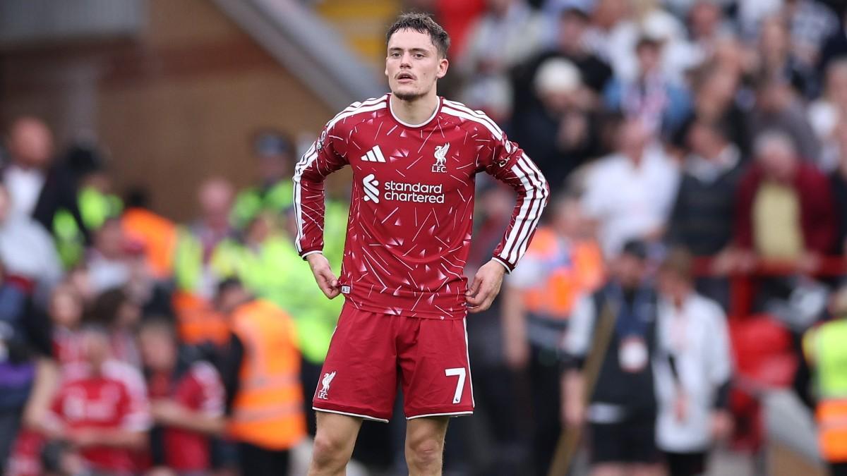Florian Wirtz no ha encontrado su sitio en el Liverpool