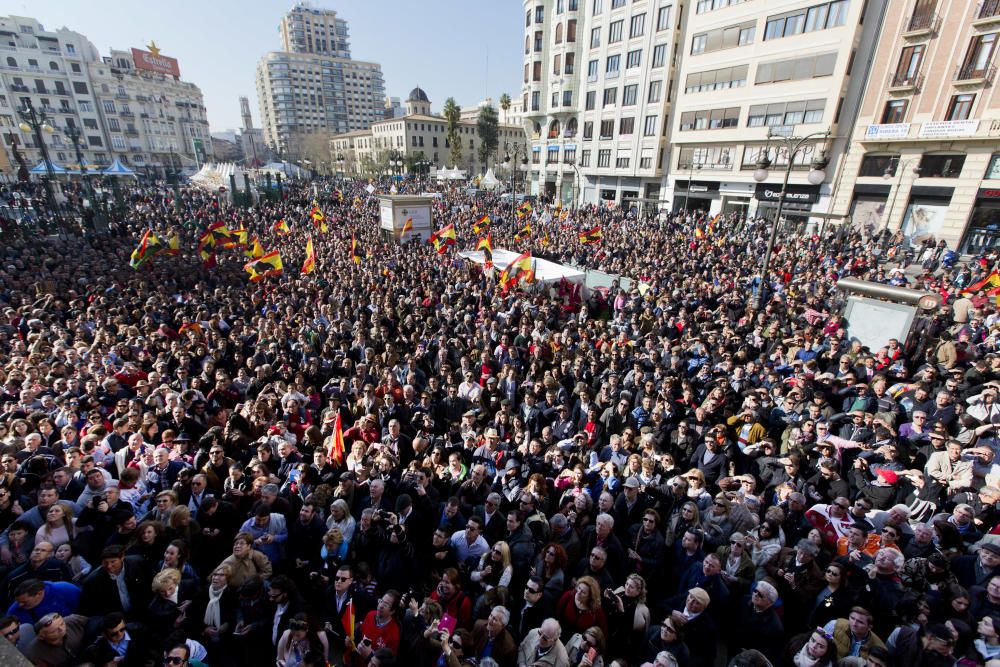 Masiva manifestación taurina en Valencia