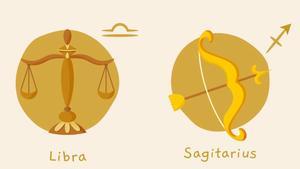 Libra y Sagitario