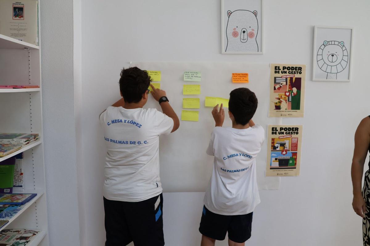 Actividades en un colegio como parte de la campaña 'El poder de un gesto'