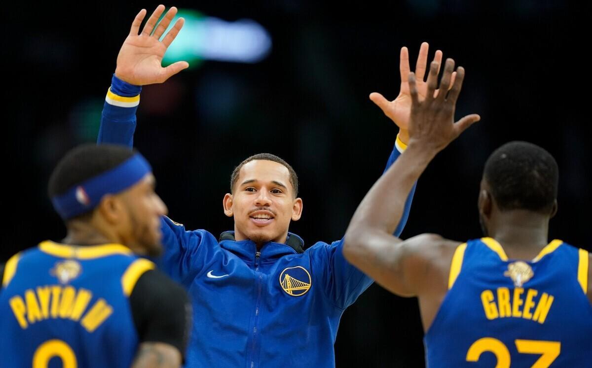 Juan Toscano-Anderson, con los Warriors.